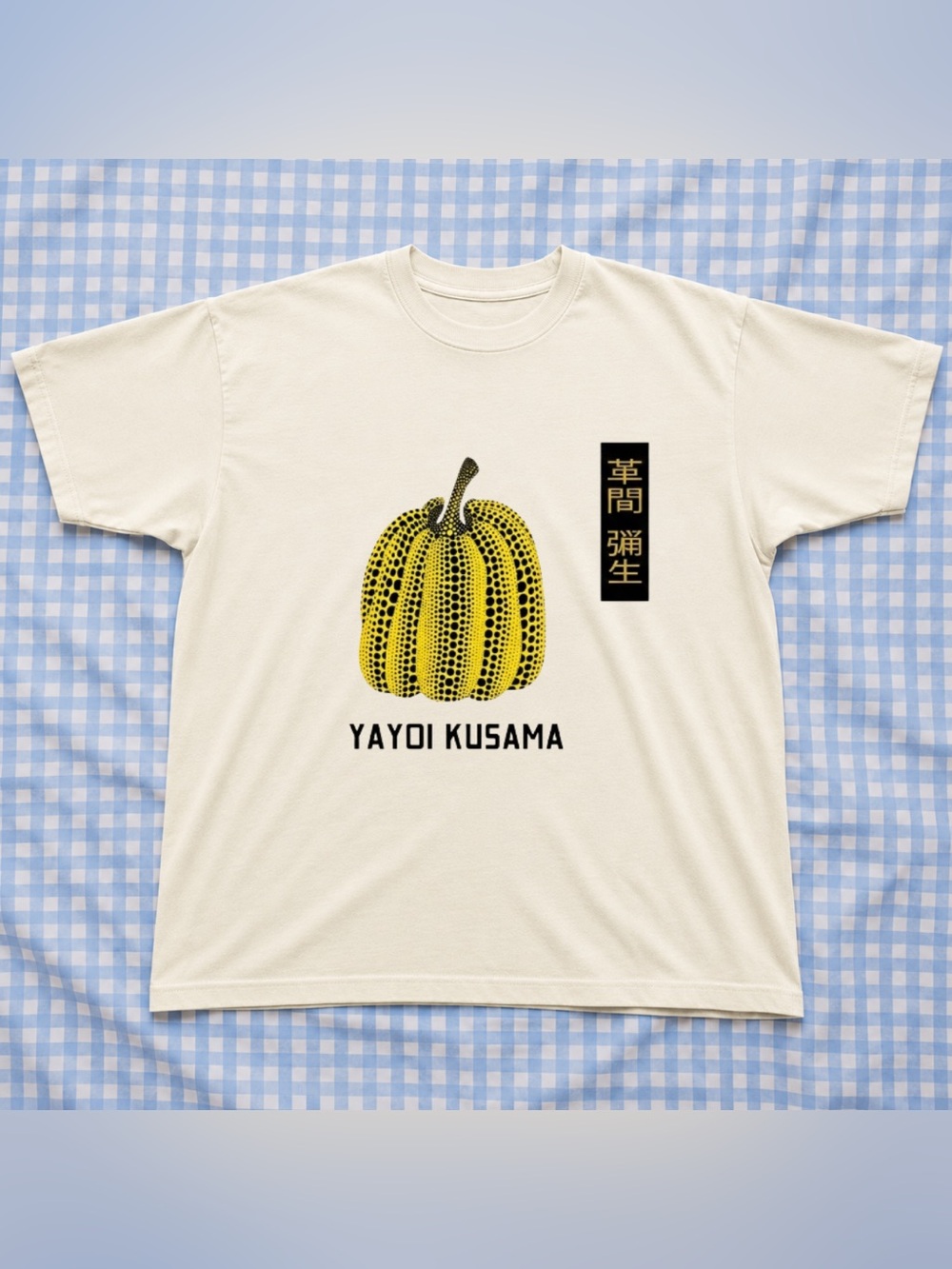 Yayoi Kasama Vintage Cream Graphic Pumpkin Tee